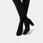 SauvoireParis | Bottines Femme Tendance – Talons Hauts Effet Suède