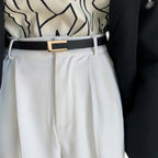 SauvoireParis | Ceinture Femme Fine Élégance Polyvalente