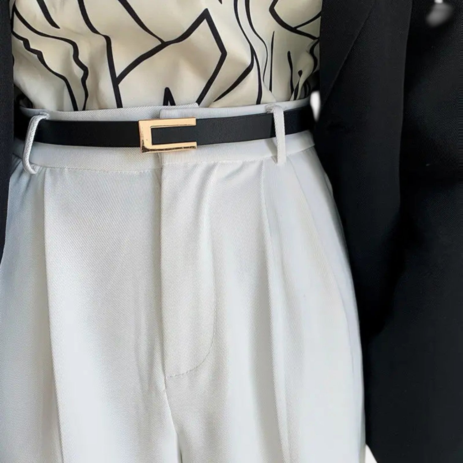 Sauvoire | Ceinture Femme Fine Élégance Polyvalente