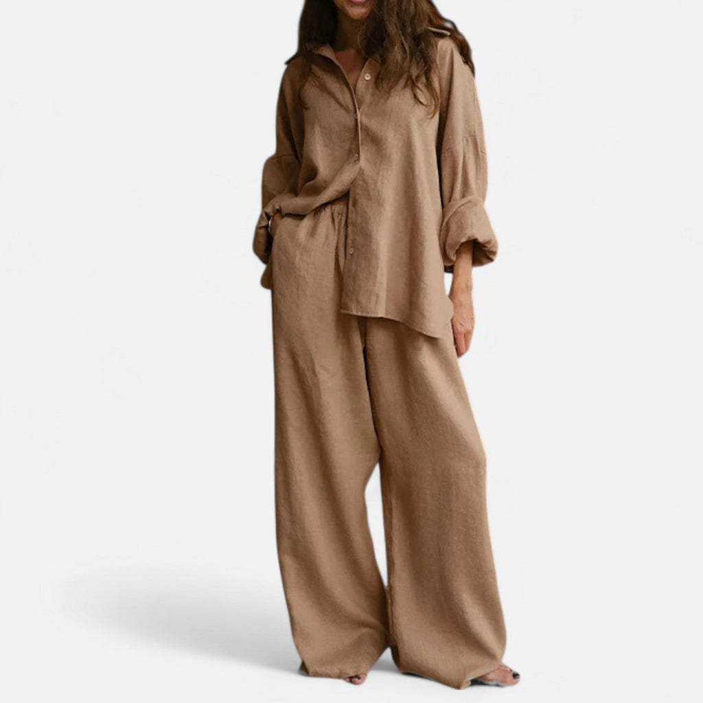 Sauvoire | Ensemble Femme 2 Pièces en Lin et Coton