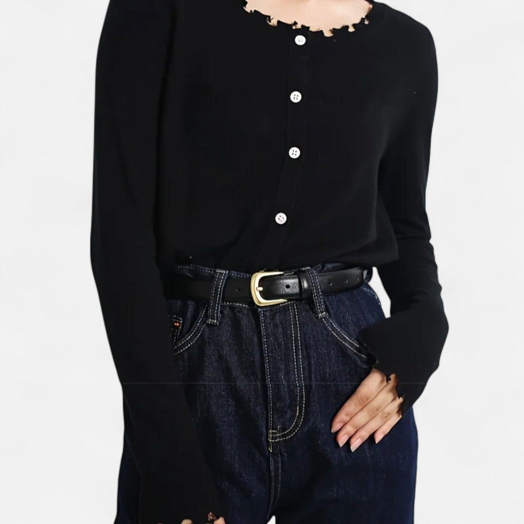 Sauvoire | Ceinture Femme Fine Classique Décorative