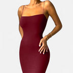 SauvoireParis | Robe Femme Dos Nu à Bretelles Fines