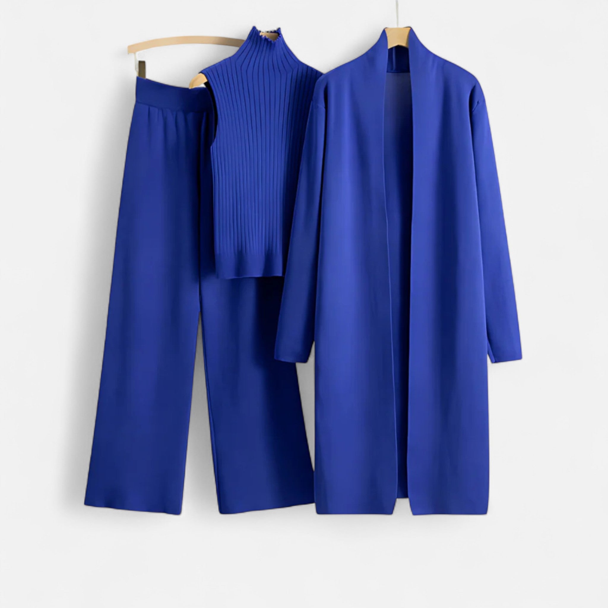 Sauvoire | Ensemble Tricot Trois Pièces Femme – Élégance Douce