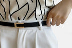 SauvoireParis | Ceinture Femme Fine Élégance Polyvalente