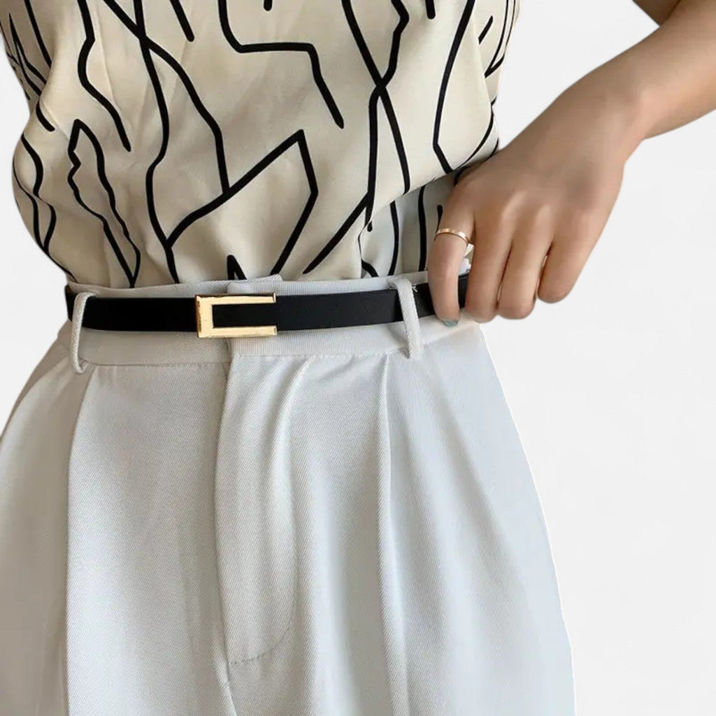 Sauvoire | Ceinture Femme Fine Élégance Polyvalente