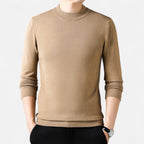 SauvoireParis | Pull Homme en Maille Unie Col Héritage