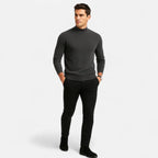 SauvoireParis | Pull Homme en Maille Unie Col Héritage