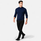 SauvoireParis | Pull Homme en Maille Unie Col Héritage