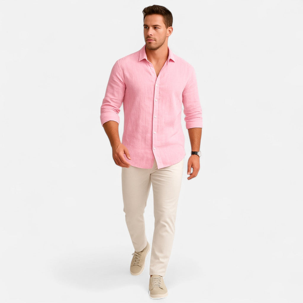 Sauvoire | Chemise Homme Lin Coton Style Riviera
