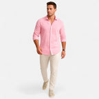 SauvoireParis | Chemise Homme Lin Coton Style Riviera