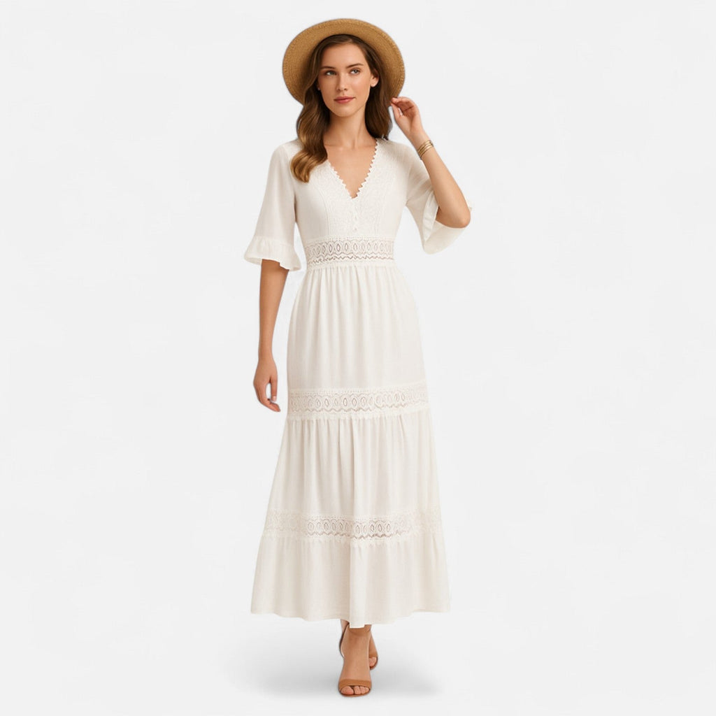 Sauvoire | Robe Femme en Dentelle Bohème