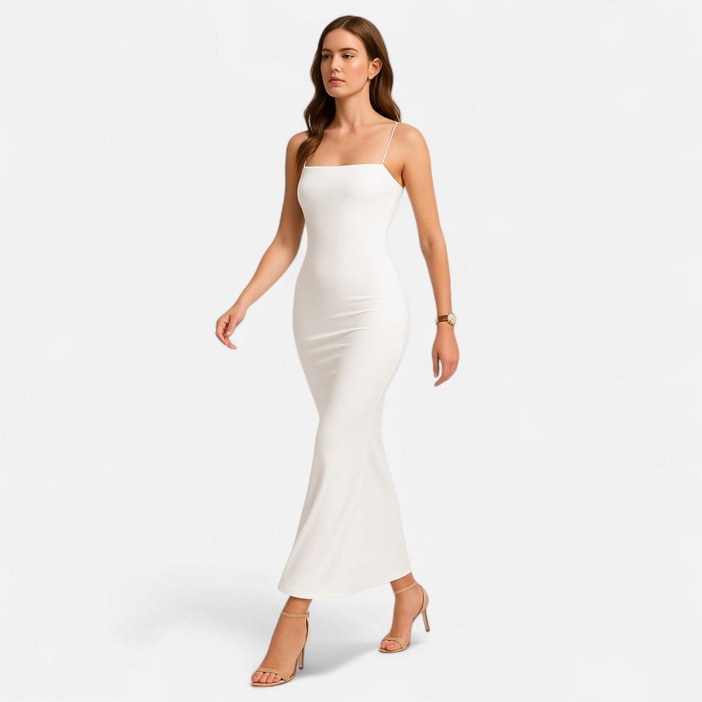 Sauvoire | Robe Femme Dos Nu à Bretelles Fines