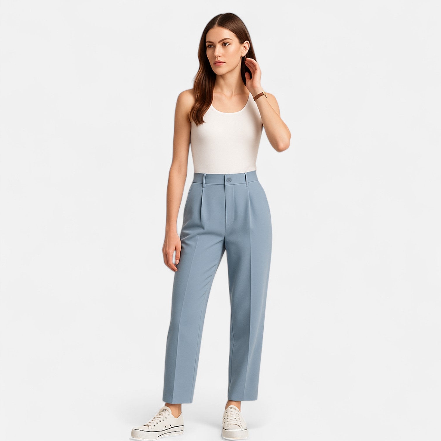 Sauvoire | Pantalon Femme Taille Haute