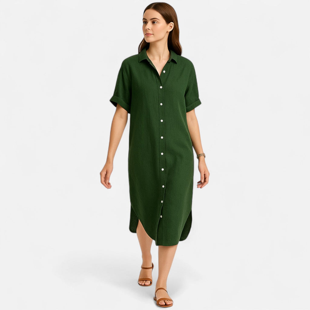 Sauvoire | Robe Femme d’Été en Lin et Coton