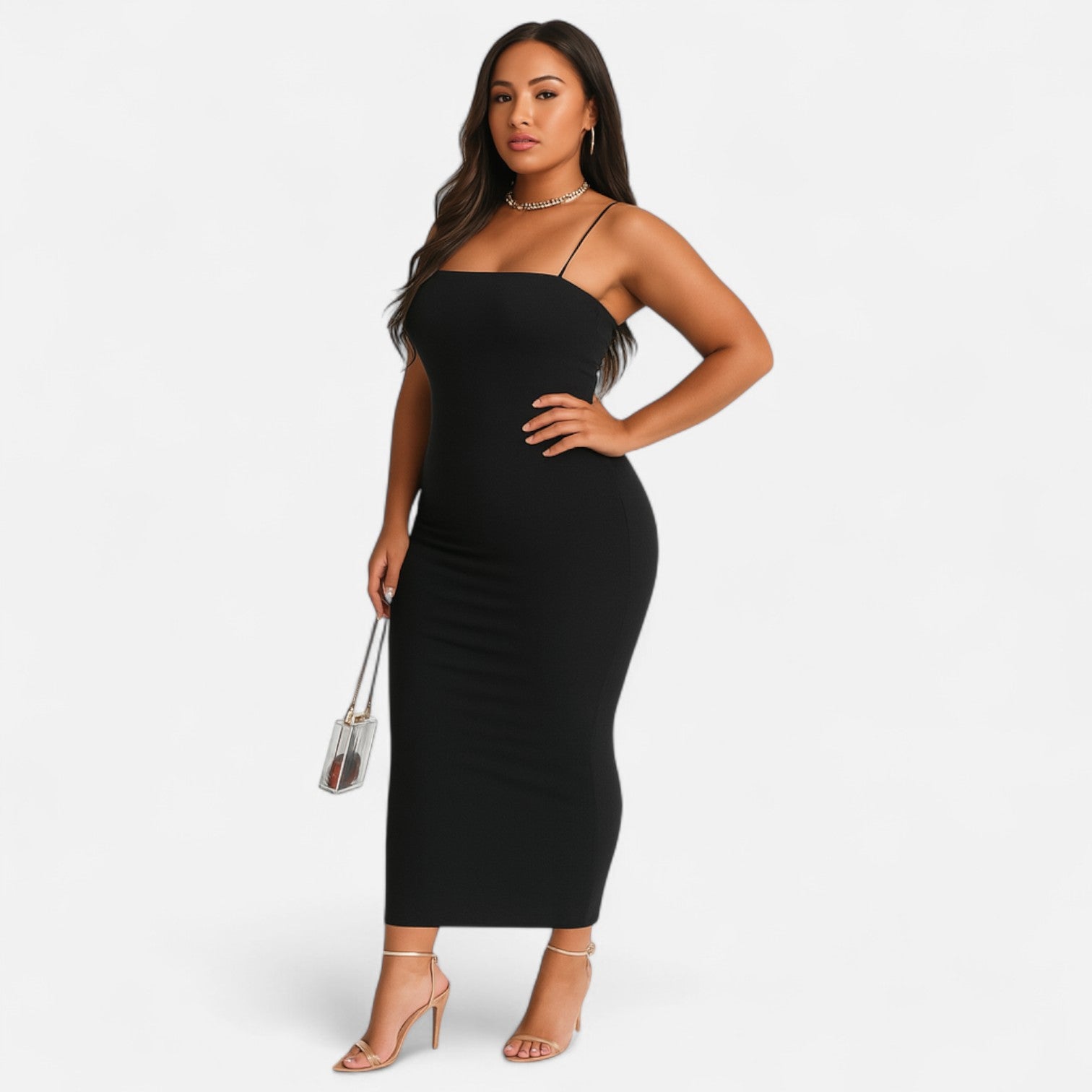 Sauvoire | Robe Femme Dos Nu à Bretelles Fines