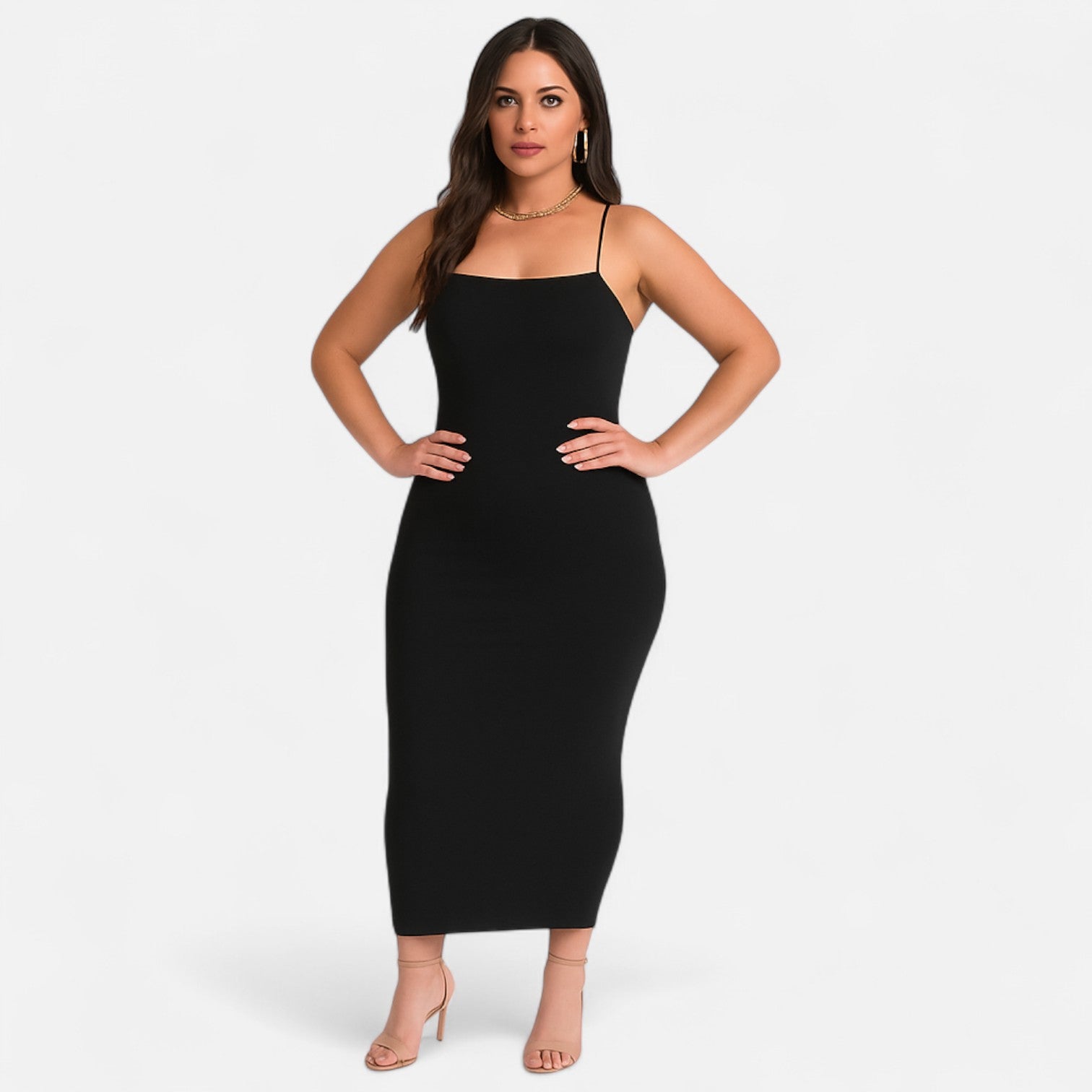 Sauvoire | Robe Femme Dos Nu à Bretelles Fines