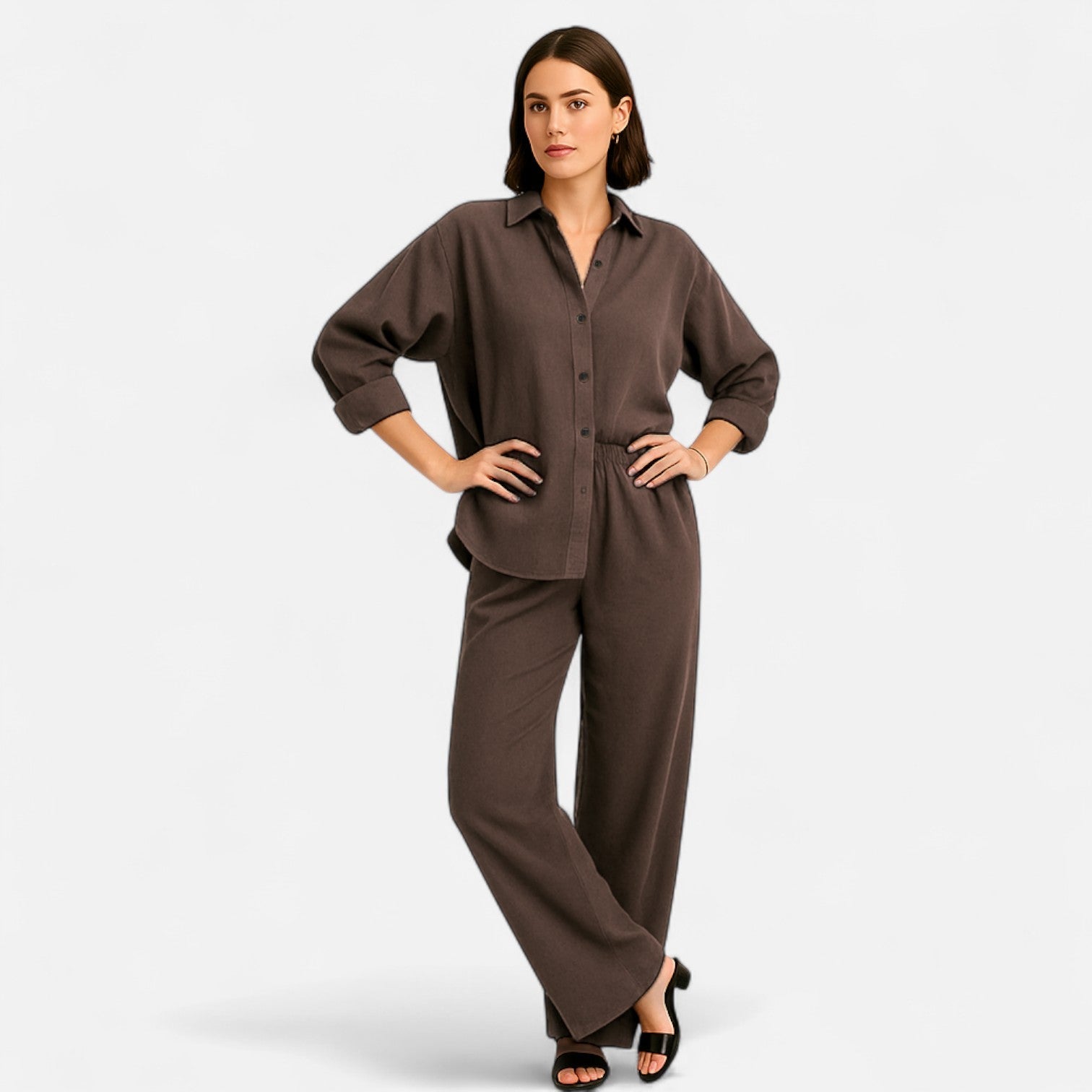 Sauvoire | Ensemble Femme 2 Pièces en Lin et Coton