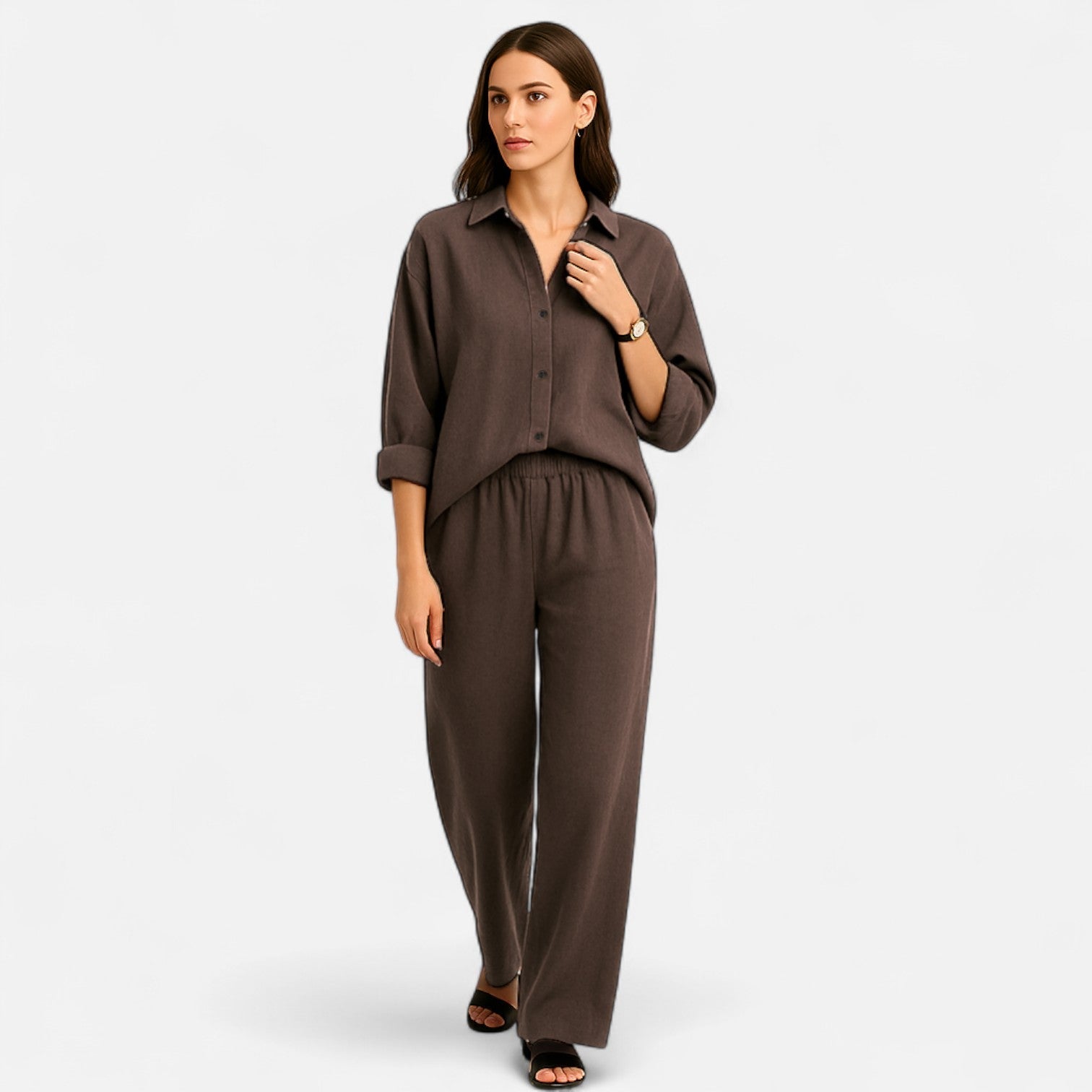 Sauvoire | Ensemble Femme 2 Pièces en Lin et Coton