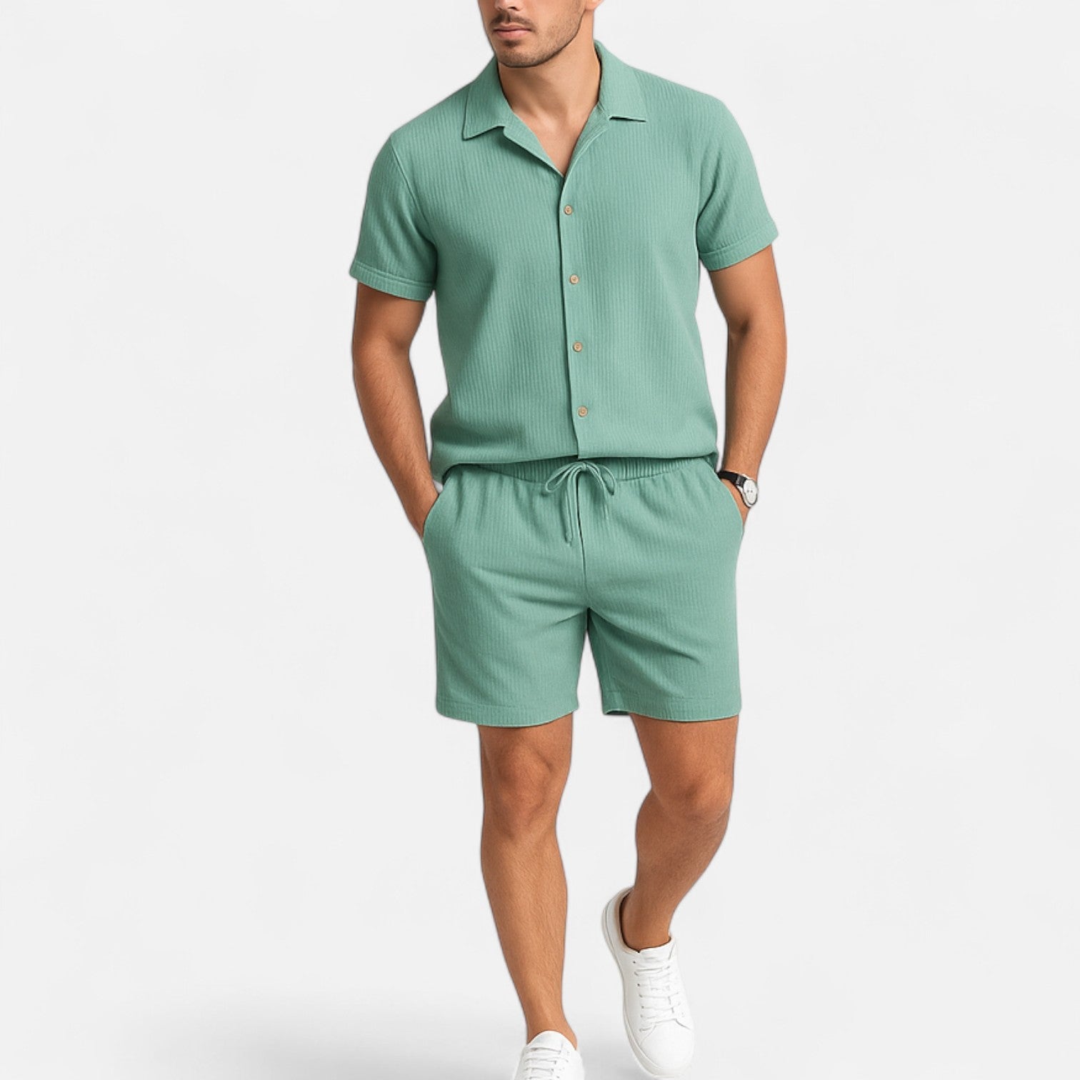 Sauvoire | Ensemble Homme 2 Pièces en Velours Côtelé Léger