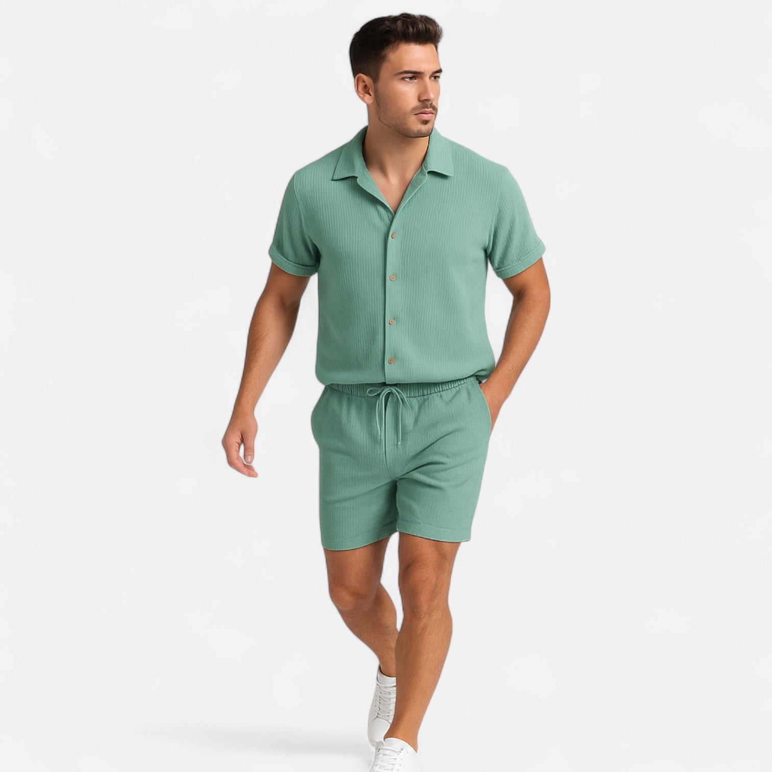 Sauvoire | Ensemble Homme 2 Pièces en Velours Côtelé Léger