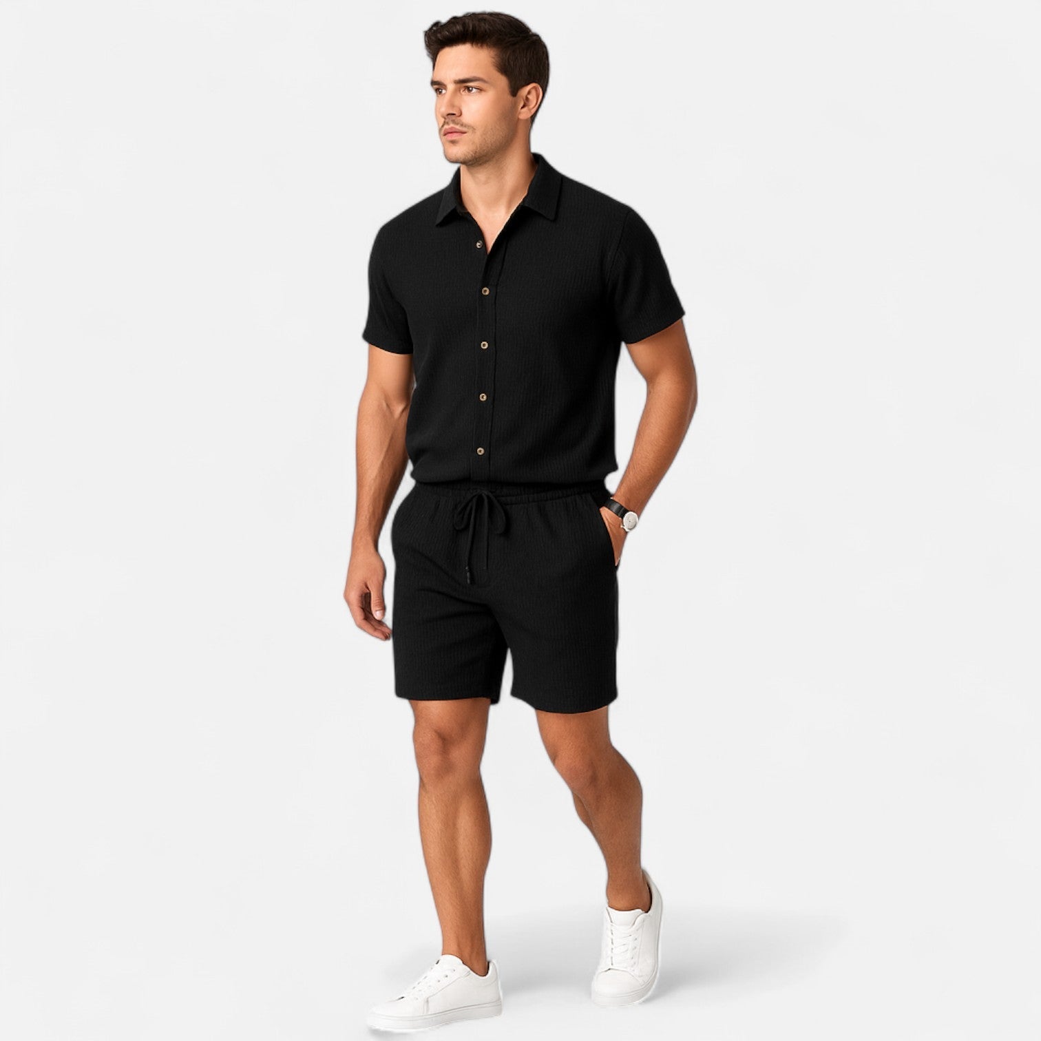 Sauvoire | Ensemble Homme 2 Pièces en Velours Côtelé Léger