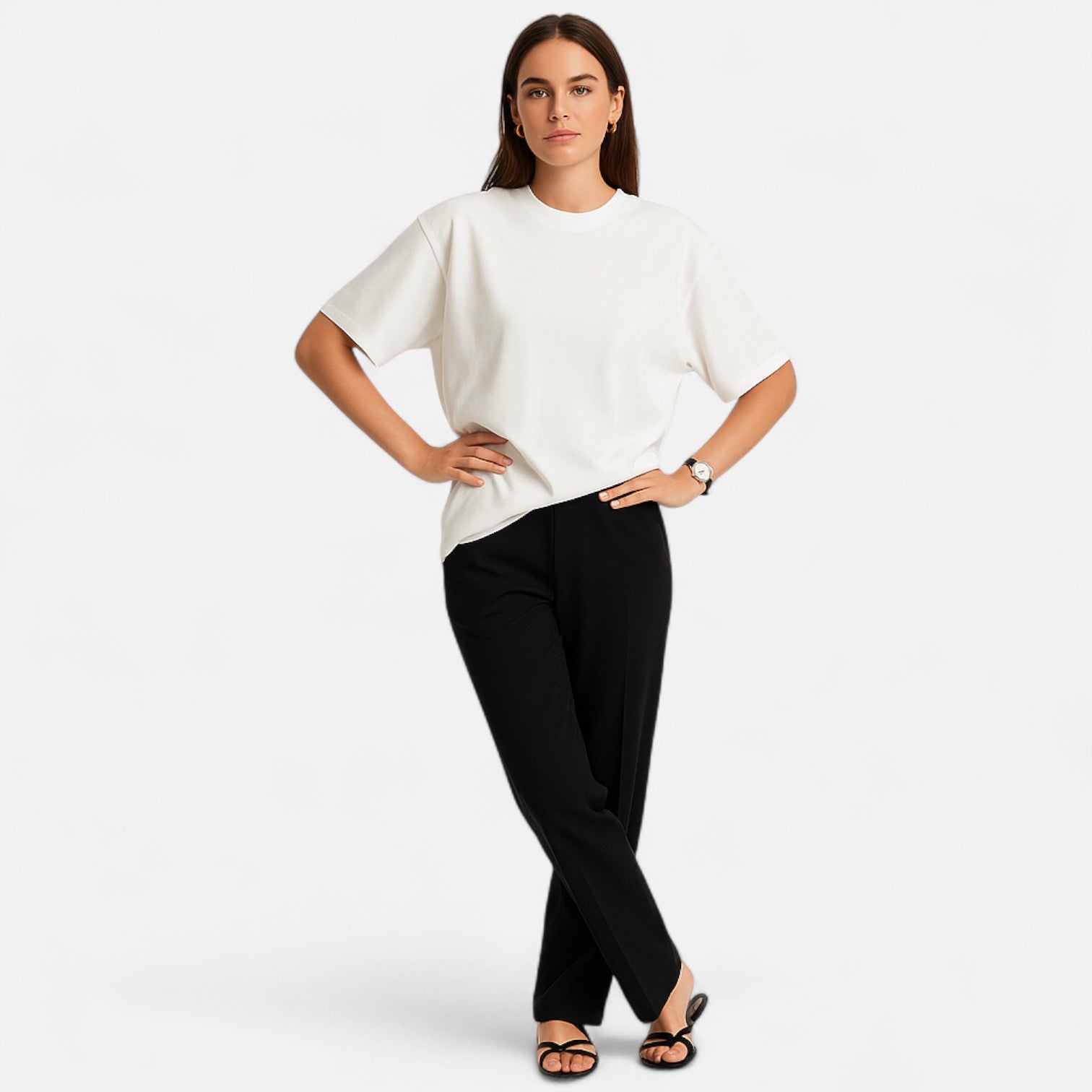 Sauvoire | T-shirt Femme Oversize Brun