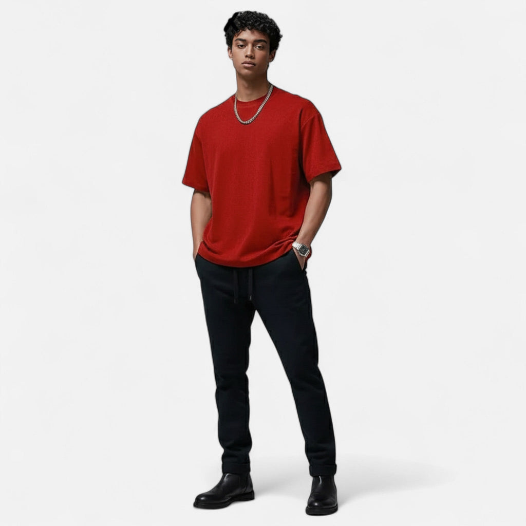 Sauvoire | T-Shirt Homme 100 % Coton Épais – Style Intemporel