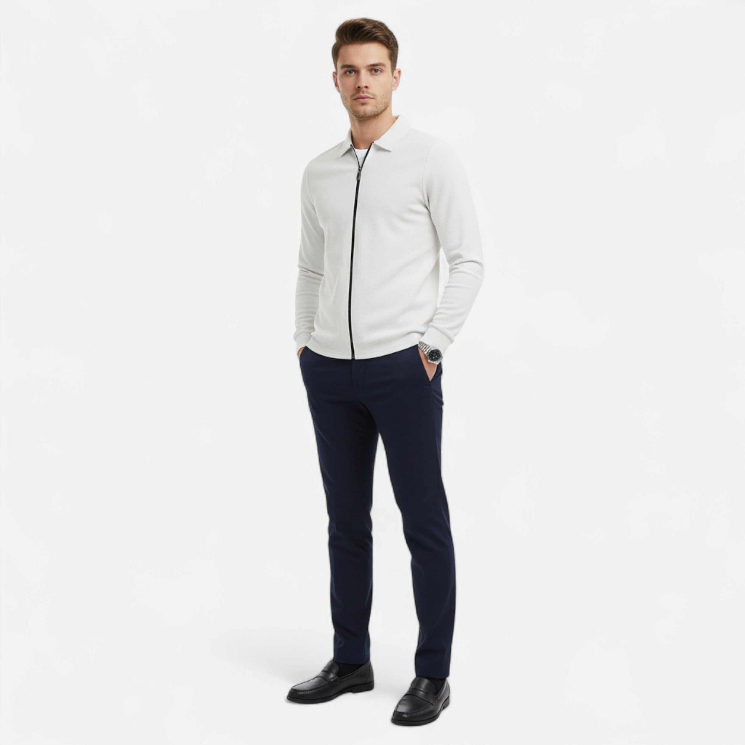 Sauvoire | Gilet élégant pour homme à col polo