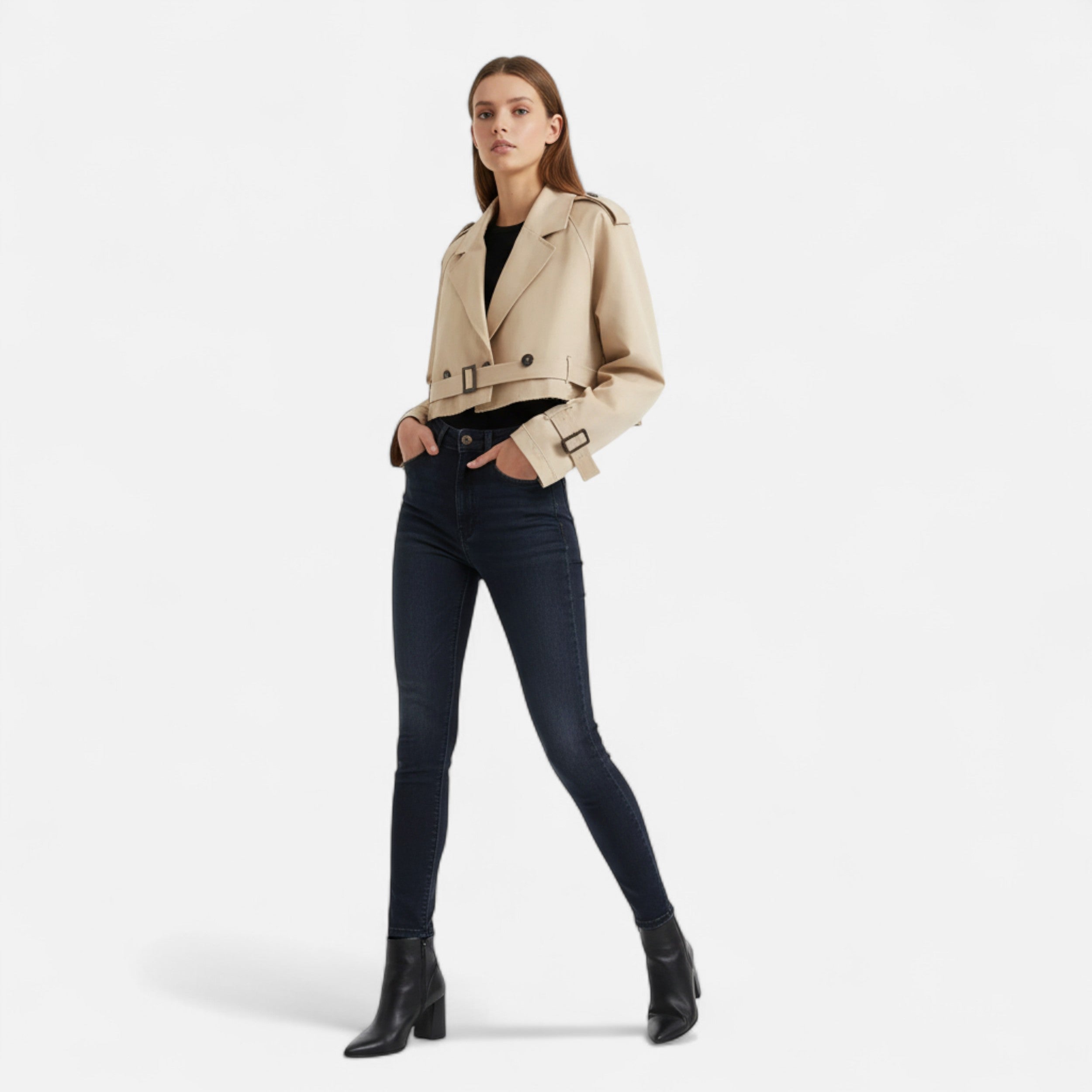 Sauvoire | Trench-coat court pour femme