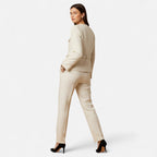 SauvoireParis  | Blazer Femme en Tweed Ceinturé – Élégance Intemporelle