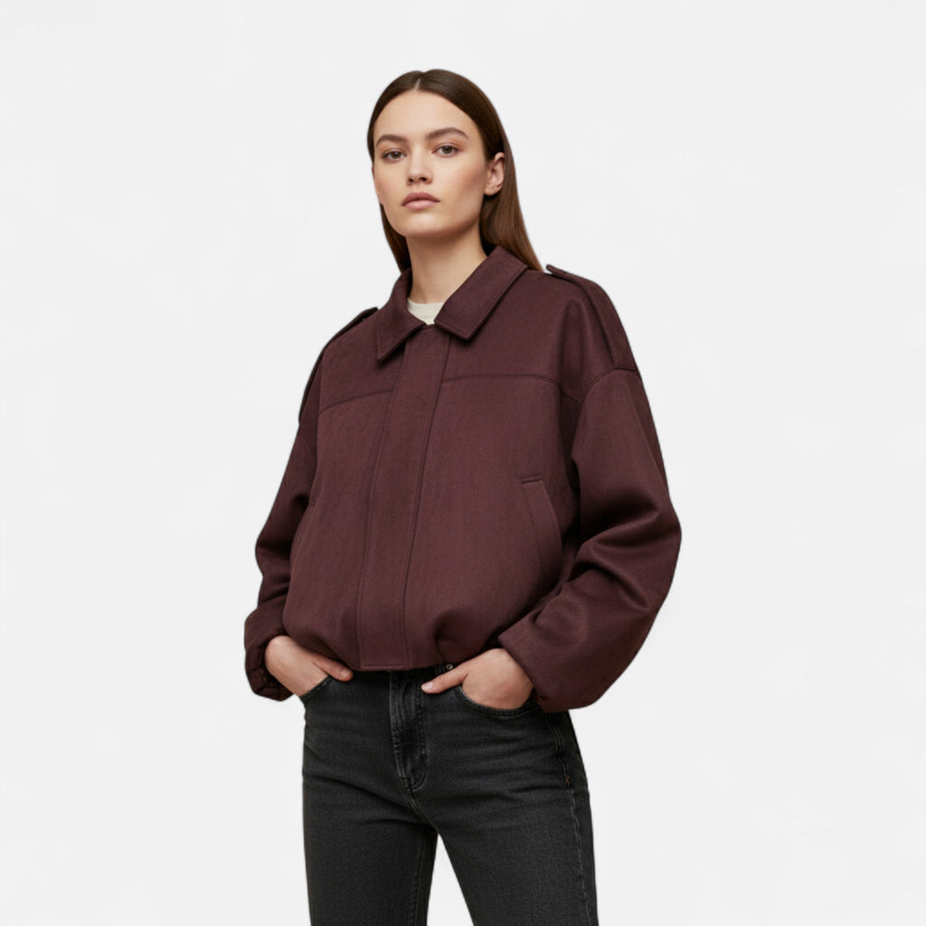 Sauvoire | Veste en daim décontractée pour femme