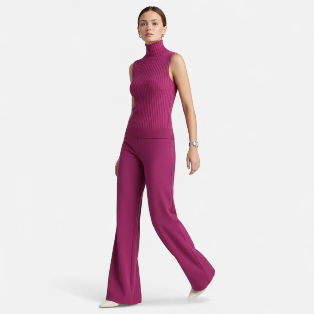 Sauvoire | Ensemble Tricot Trois Pièces Femme – Élégance Douce