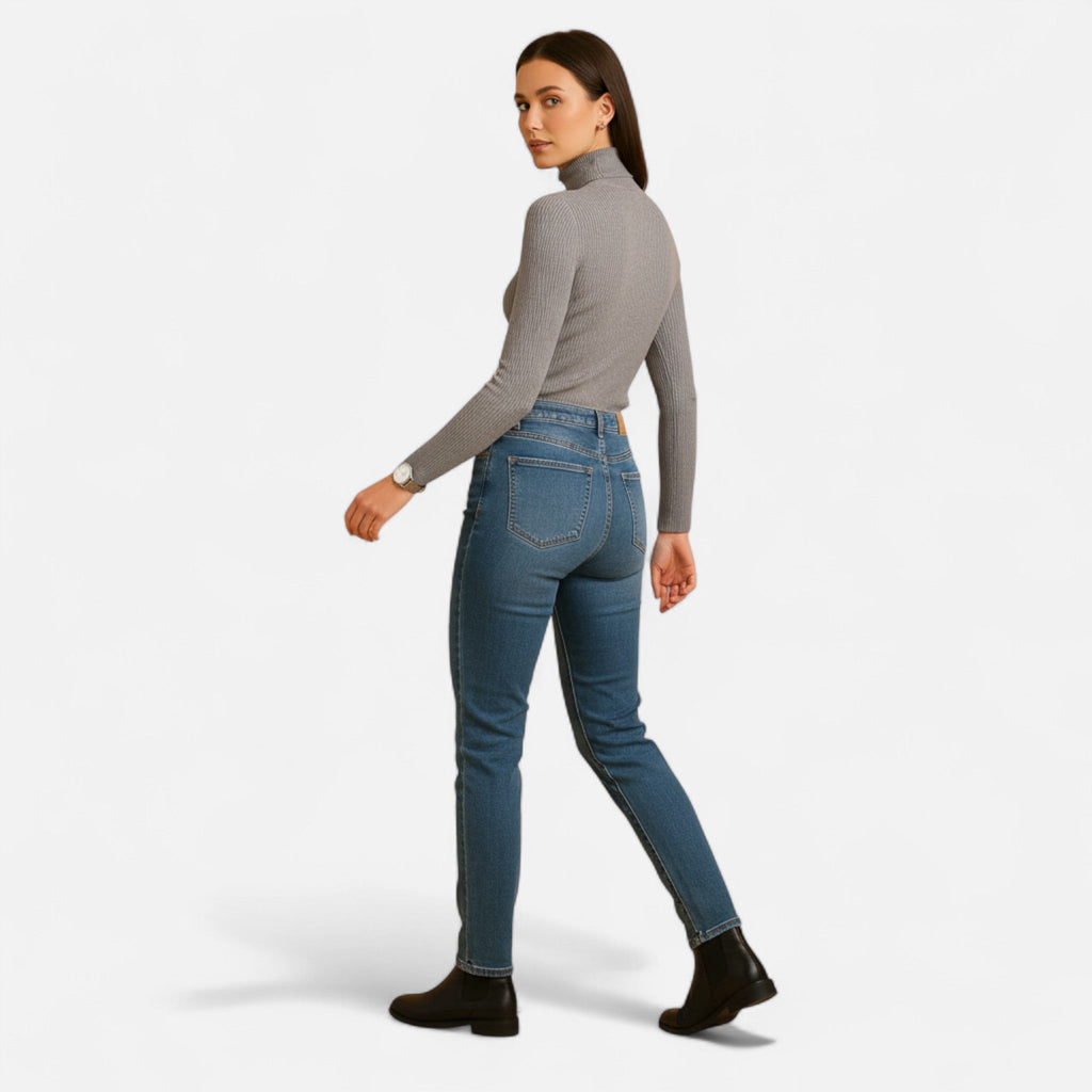 Sauvoire | Pull Col Roulé Femme en Maille Élégante