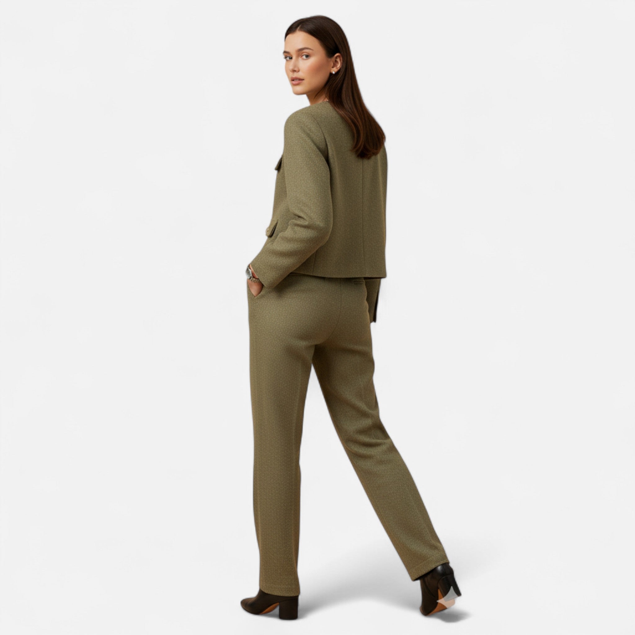 Sauvoire | Veste Courte Femme en Tweed – Esprit Vintage Élégant