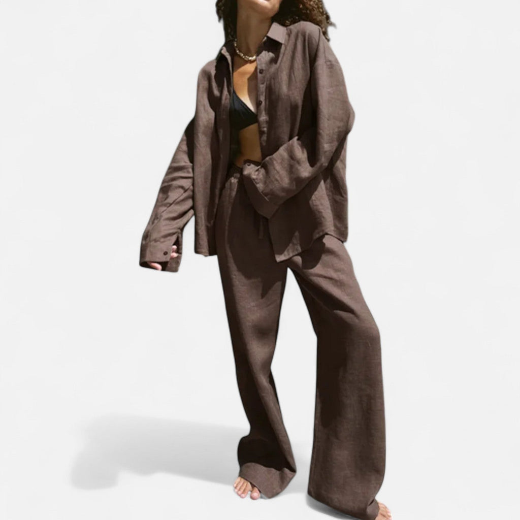 Sauvoire | Ensemble Femme 2 Pièces en Lin et Coton