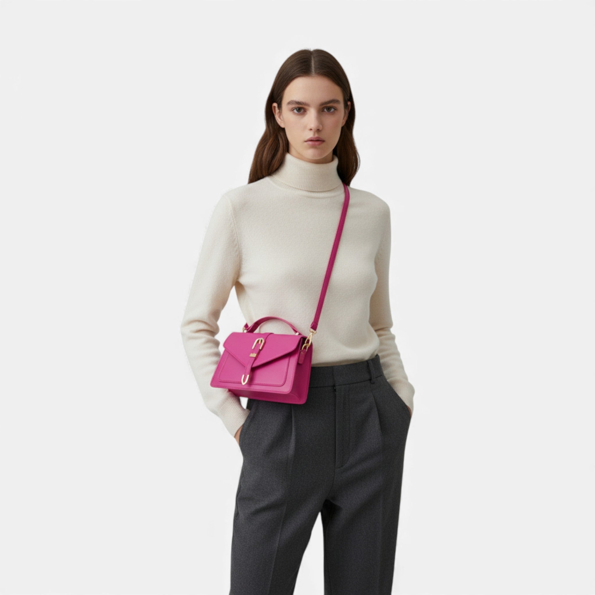 SauvoireParis | Sac Bandoulière Femme Élégant – Petit Sac Crossbody en Similicuir