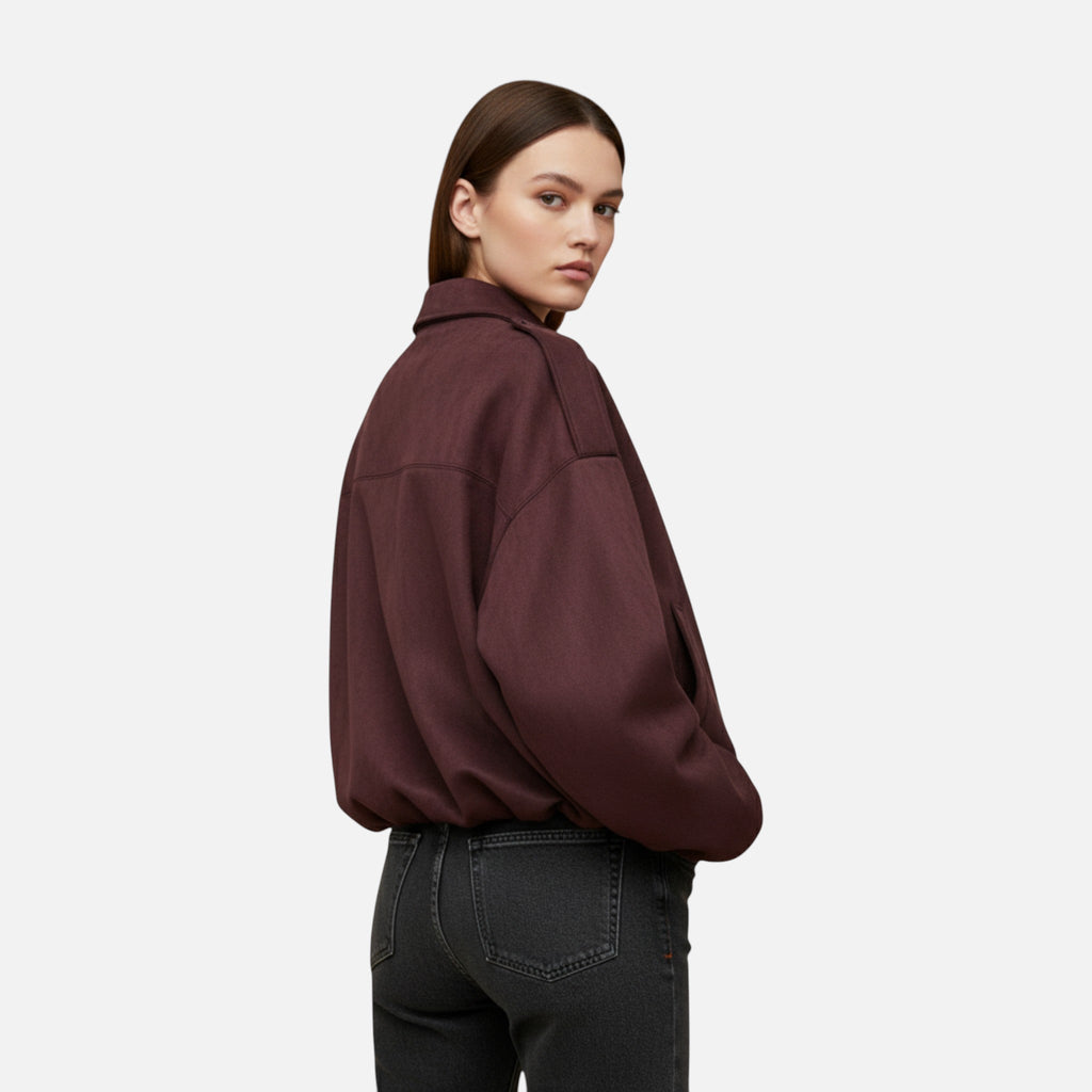 Sauvoire | Veste en daim décontractée pour femme