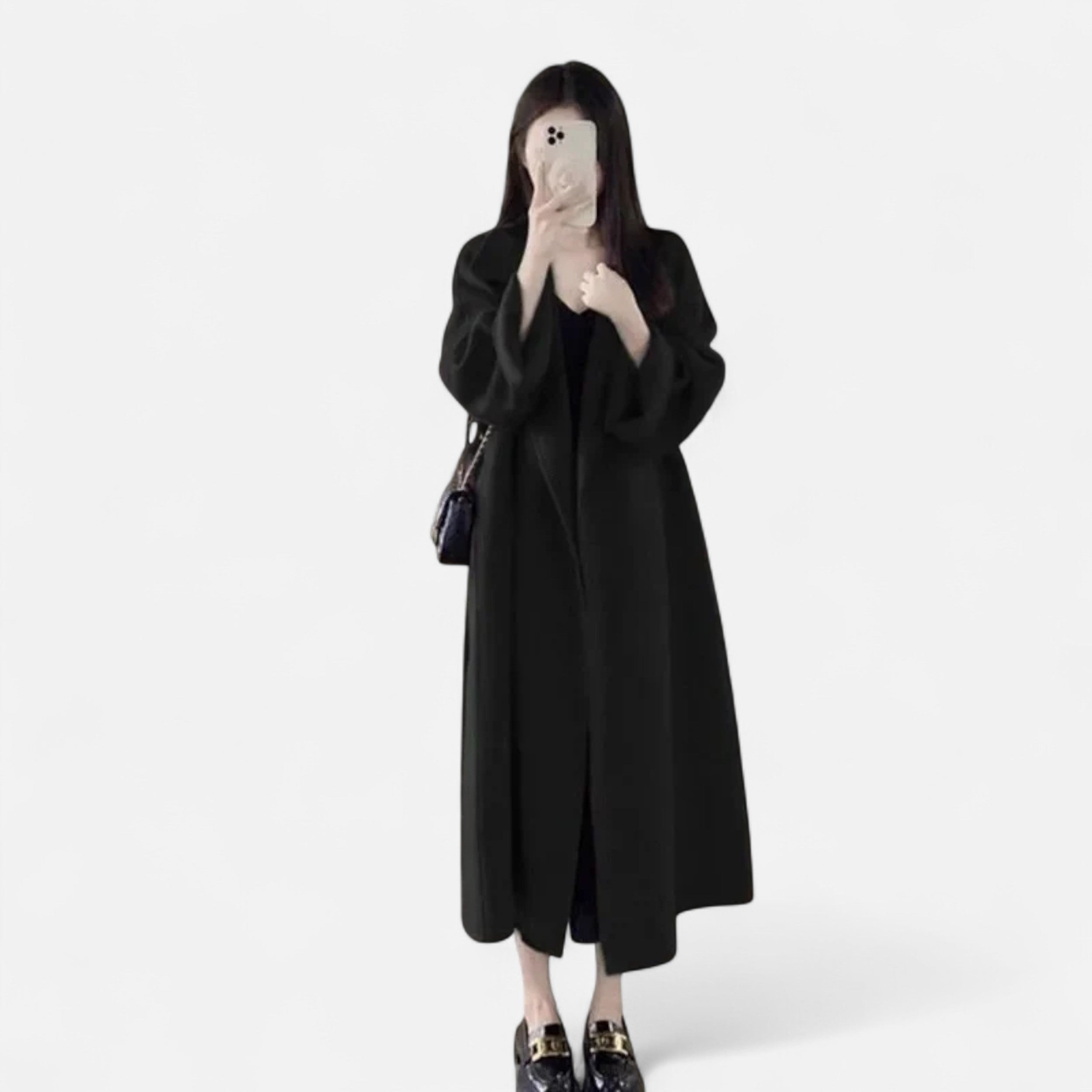 Sauvoire | Manteau élégant pour femme - Style cache-cœur