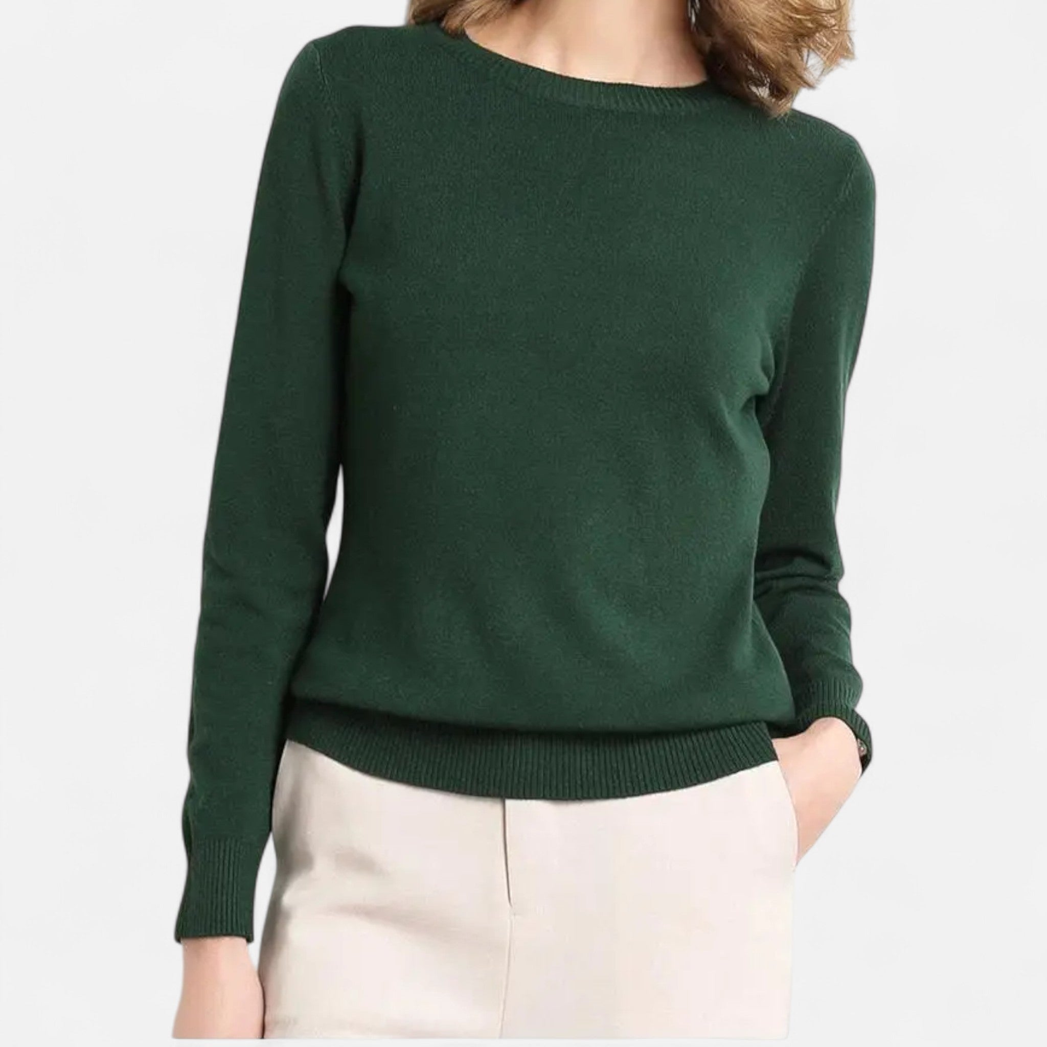 Sauvoire | Pull Femme en Laine Mérinos – Col Rond