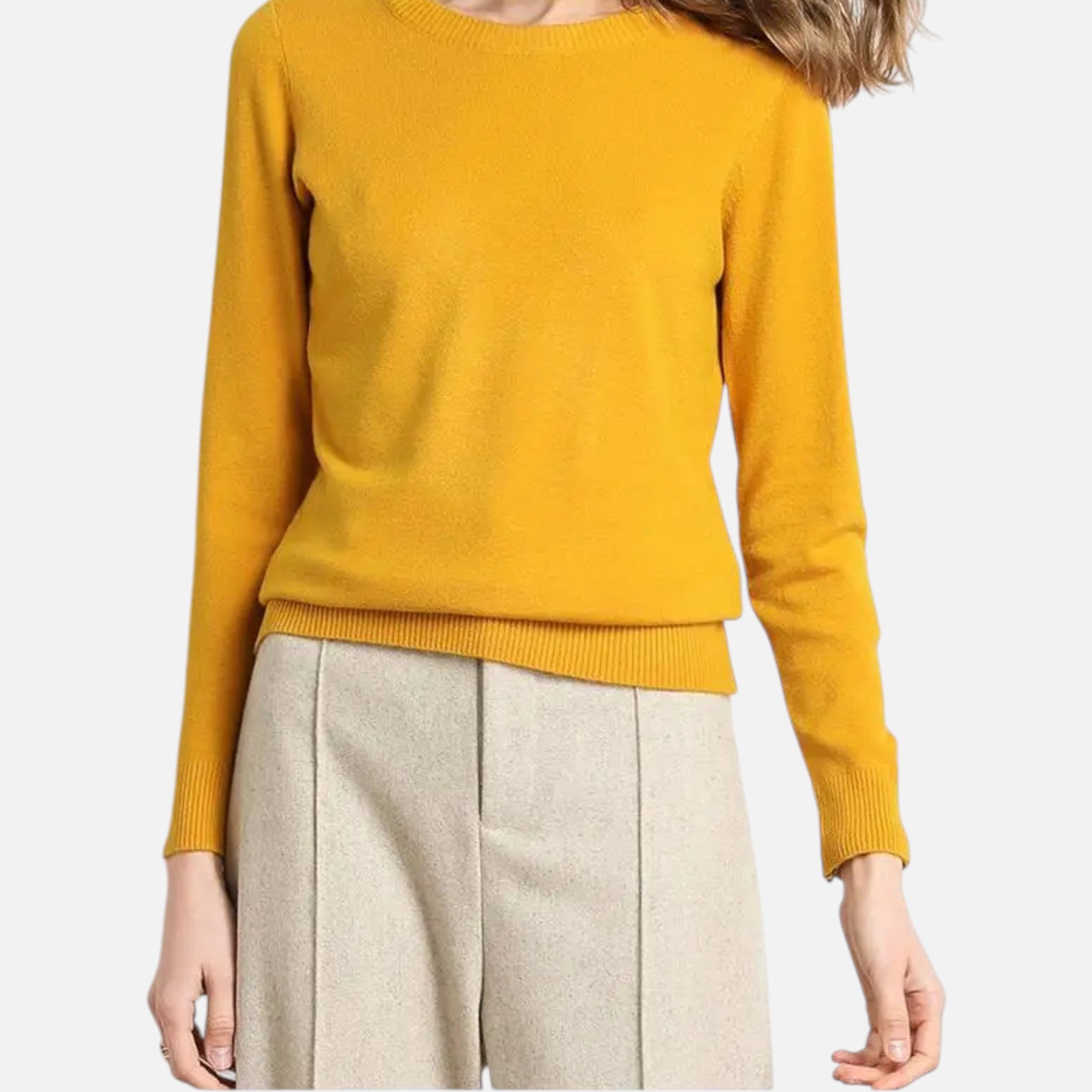 Sauvoire | Pull Femme en Laine Mérinos – Col Rond