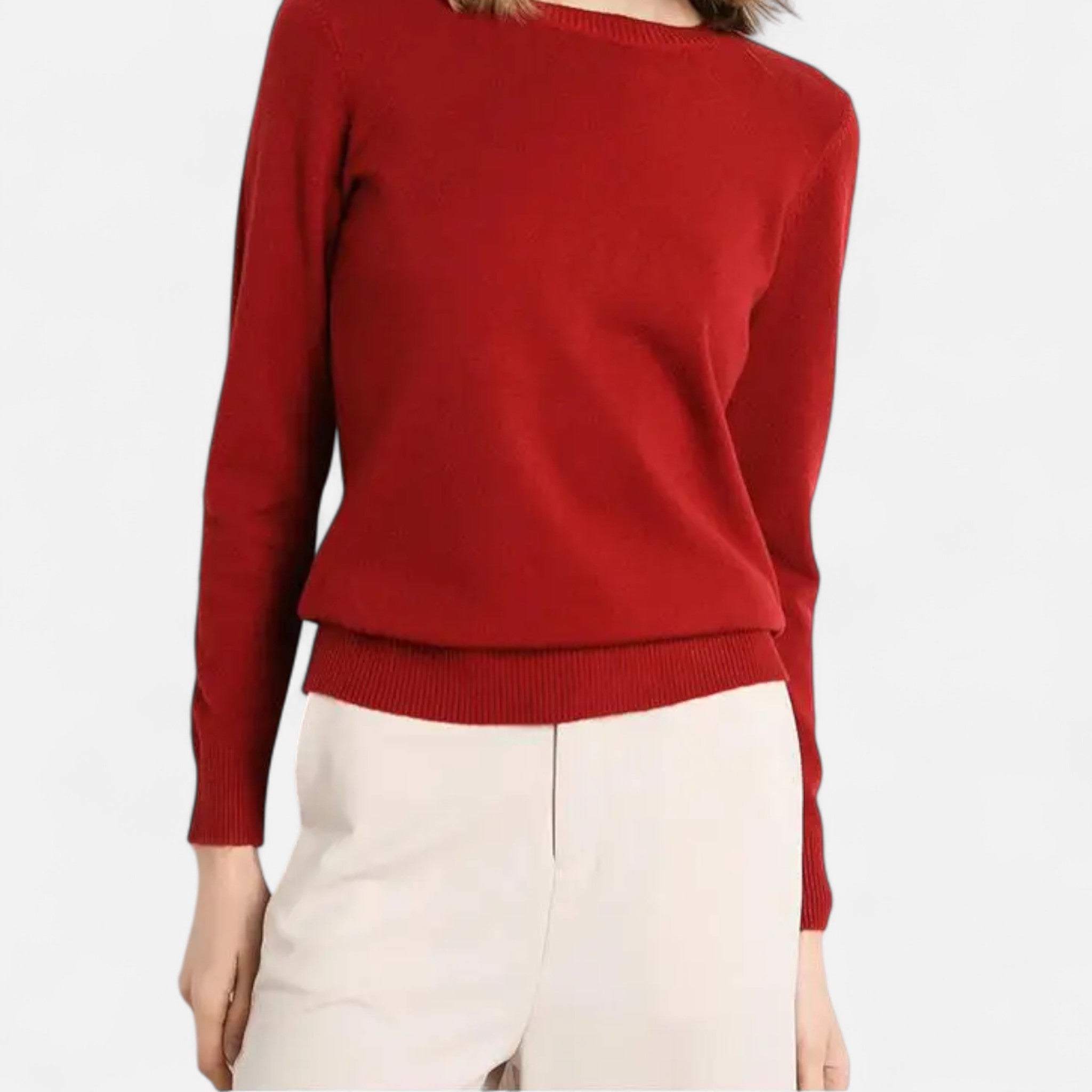 Sauvoire | Pull Femme en Laine Mérinos – Col Rond