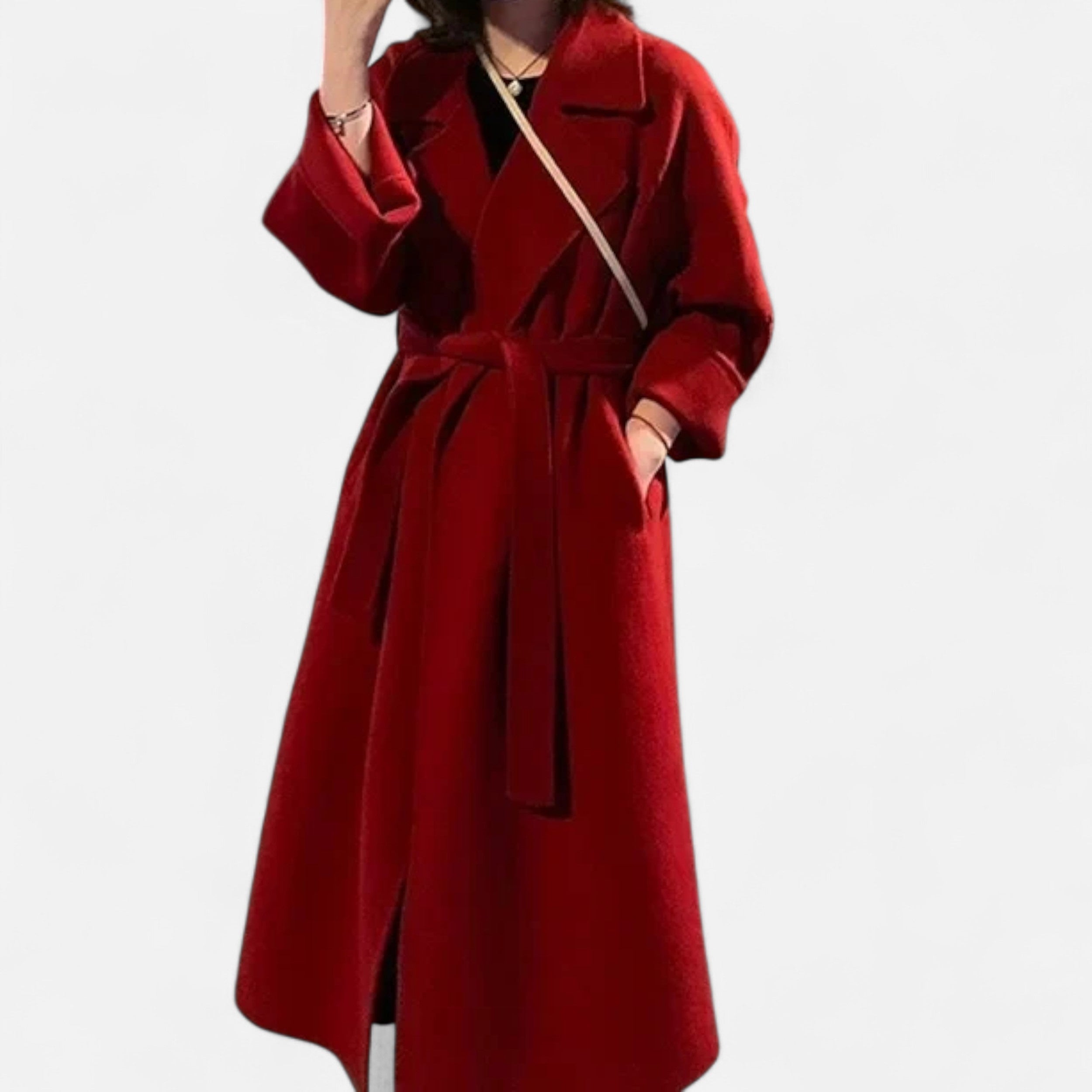 Sauvoire | Manteau élégant pour femme - Style cache-cœur