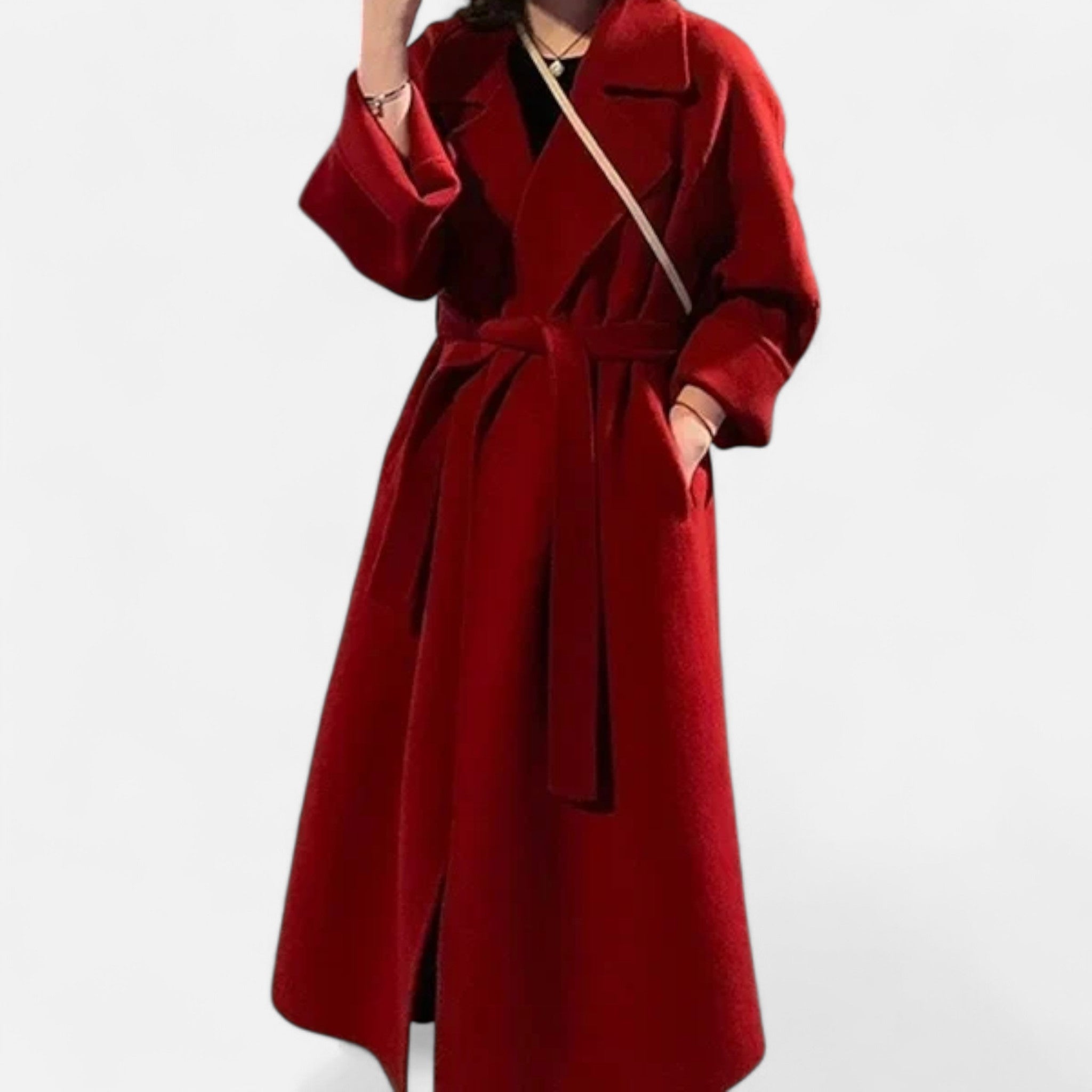 Sauvoire | Manteau Femme Réversible en Cachemire – Col Large