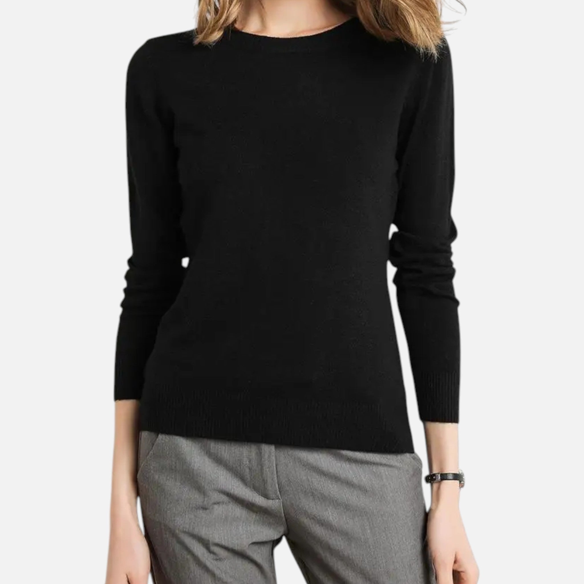 Sauvoire | Pull Femme en Laine Mérinos – Col Rond