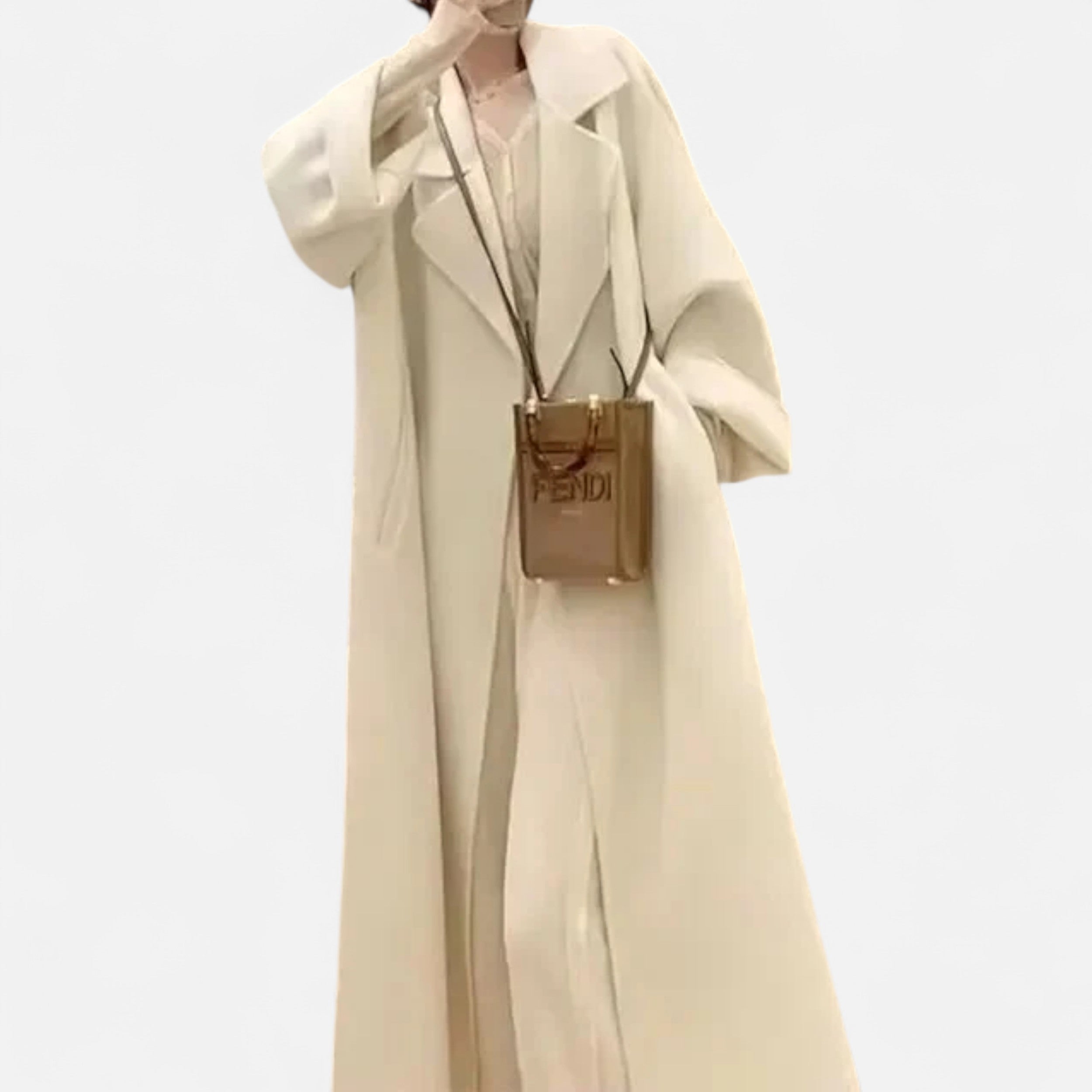 Sauvoire | Manteau élégant pour femme - Style cache-cœur