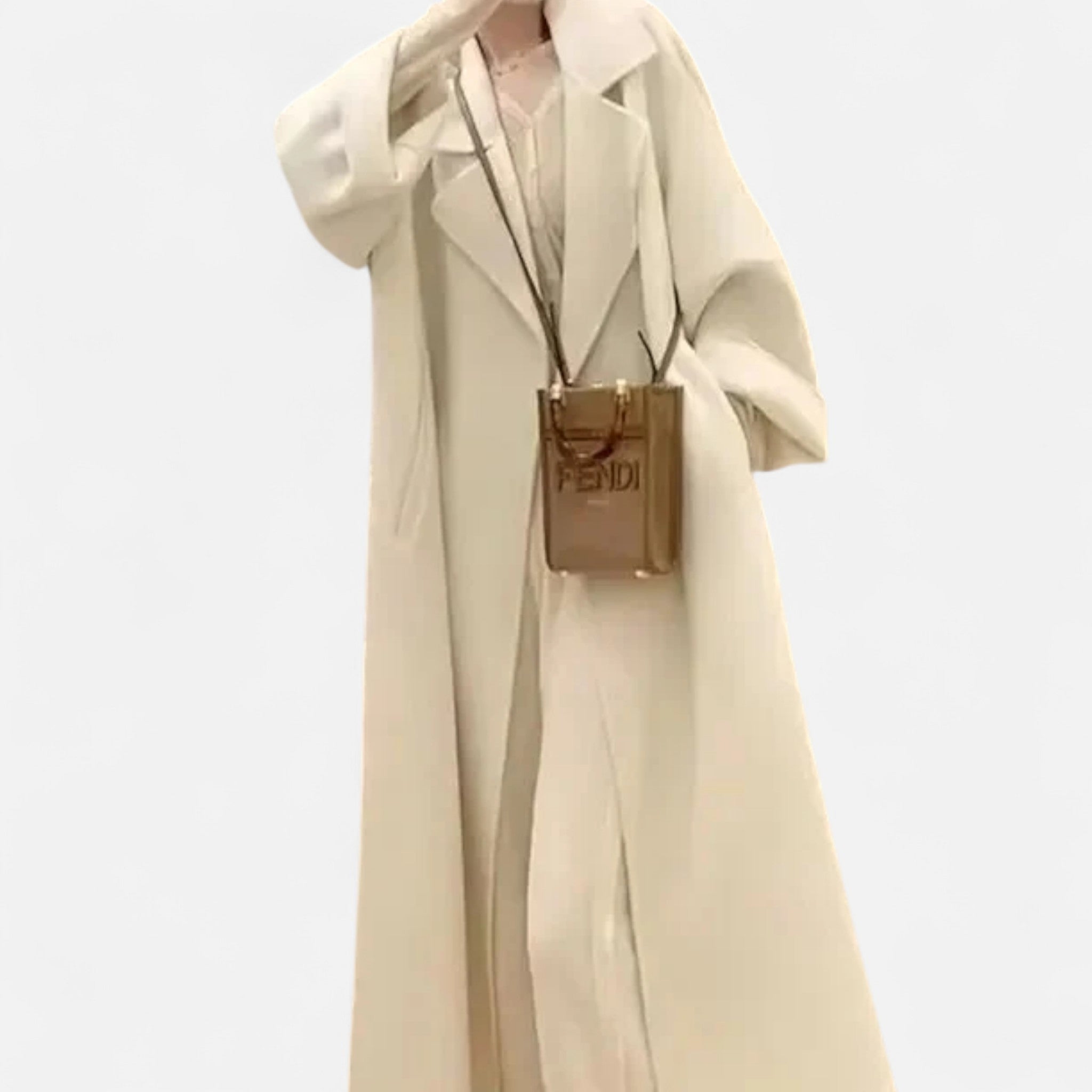 Sauvoire | Manteau Femme Réversible en Cachemire – Col Large