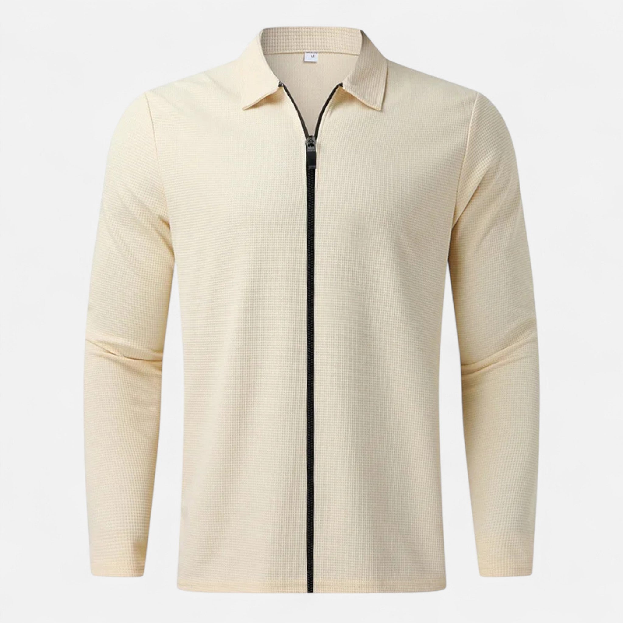 Sauvoire | Veste Homme Texturée – Col Polo Élégant