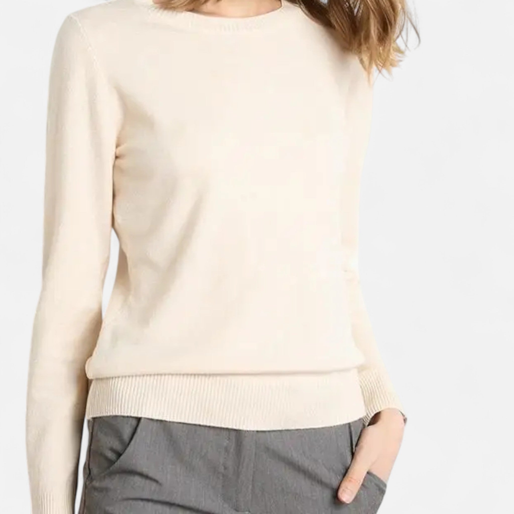 Sauvoire | Pull Femme en Laine Mérinos – Col Rond