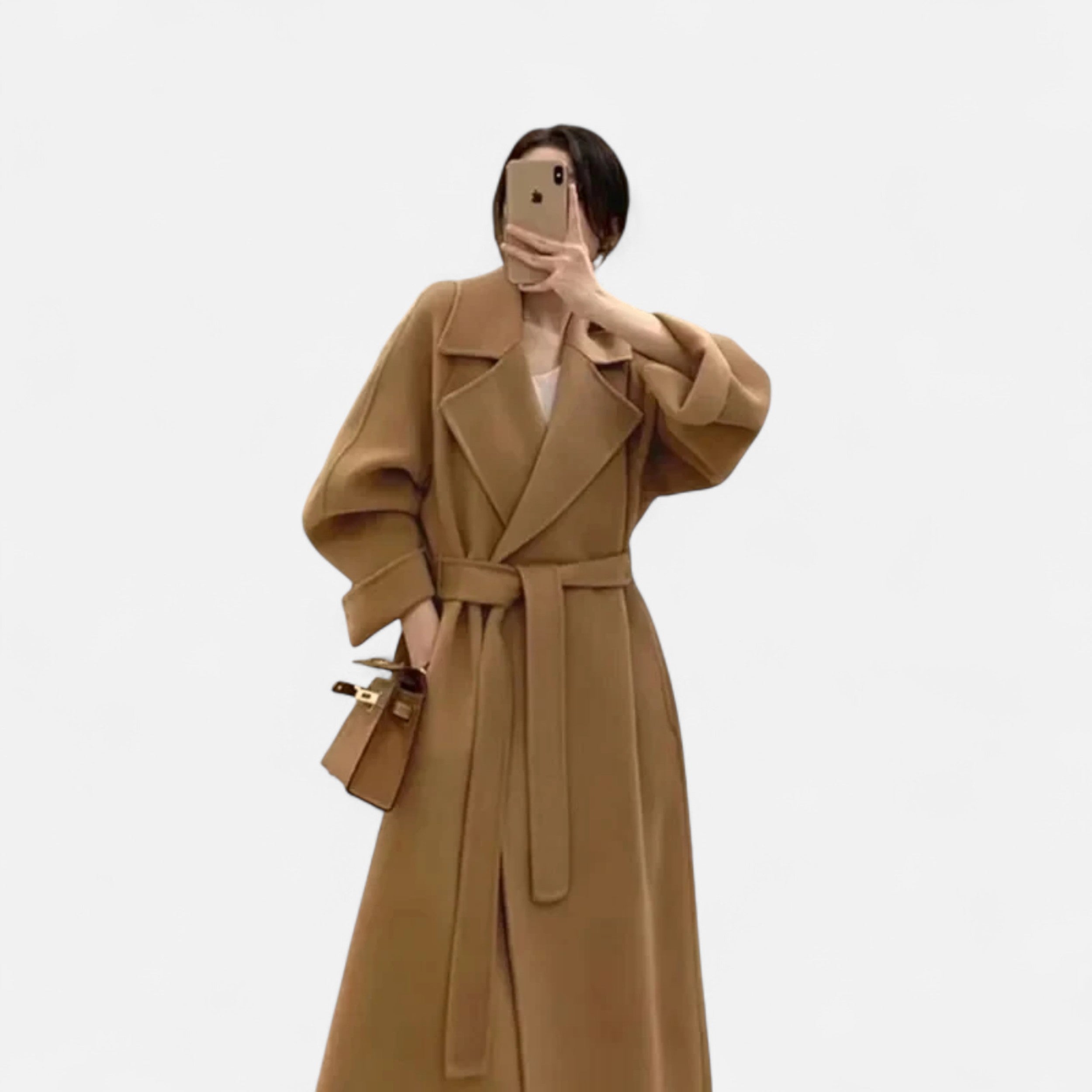 Sauvoire | Manteau élégant pour femme - Style cache-cœur