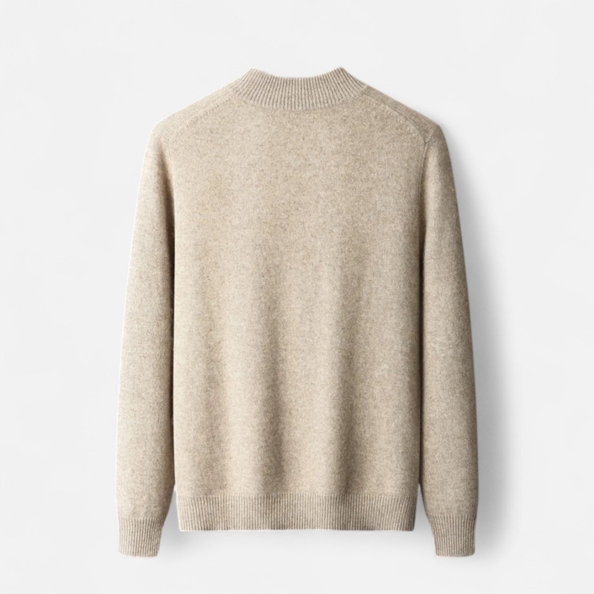 Sauvoire | Gilet Zippé Homme en Laine Mérinos – Col Montant